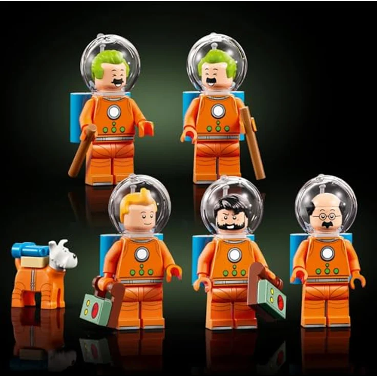 LEGO Mondrakete von Tim und Struppi - 21367, 1.283-teiliges Modell mit einer Höhe von 49 cm und fünf Minifiguren, für Erwachsene ab 18 Jahren – Bild 6