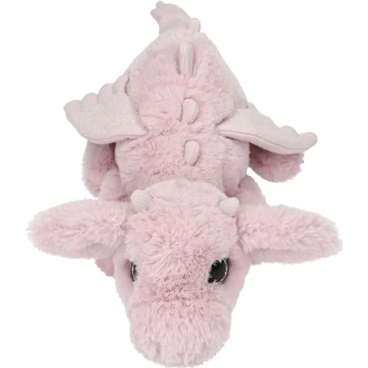 Depesche SNUKIS Kuscheltier Drache, rosa Plüschspielzeug mit Glitzer – Bild 3