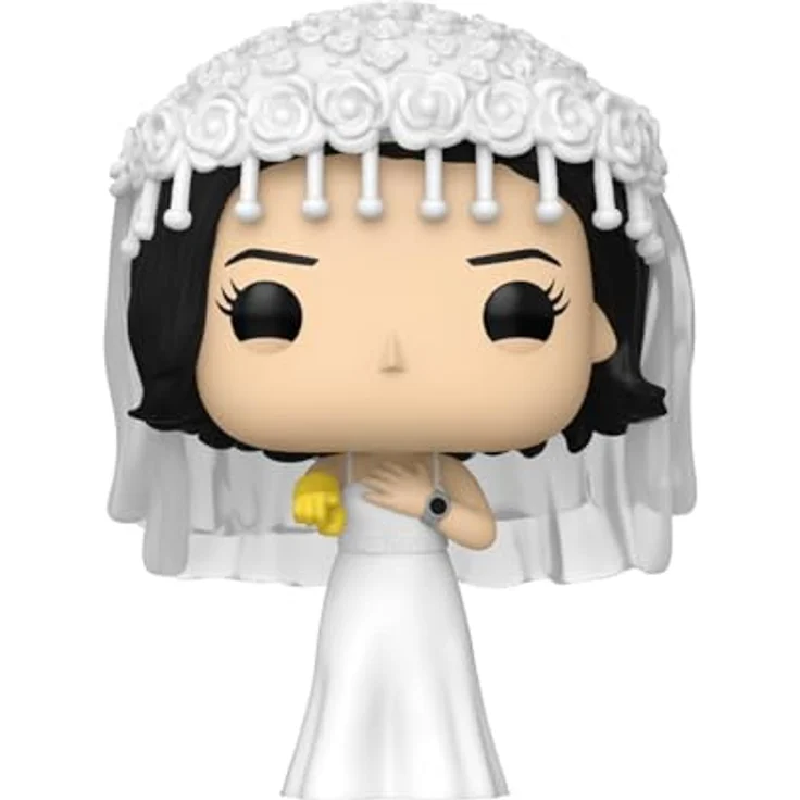 Funko Friends Funko POP! Vinyl Figur - Monica Geller Hochzeitskleid (1869), 9 cm, detailgetreue Nachbildung in Fensterbox – Bild 2
