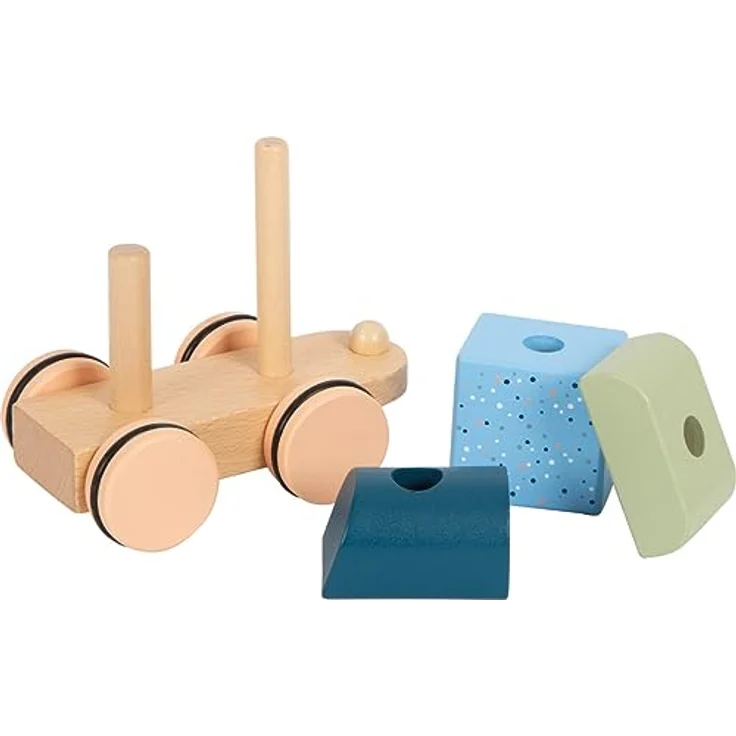 Small Foot Spielzeug-Zug Arctic, aus Holz, FSC®- schützt Wald - weltweit, zarte Trendfarben – Bild 3