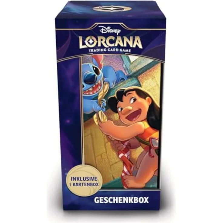 Ravensburger Disney Lorcana Trading Card Game: Archazias Insel - Lilo Geschenkbox (Deutsch) mit Glimmer-Foil Oberfläche, inkl. 5 Booster Packs – Bild 2