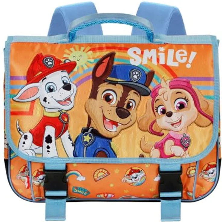 Karactermania Vorschulranzen Paw Patrol, kleiner Rucksack mit Reflektoren, 30 x 38 x 12 cm, Schnallenverschluss, organisiertes Hauptfach – Bild 2