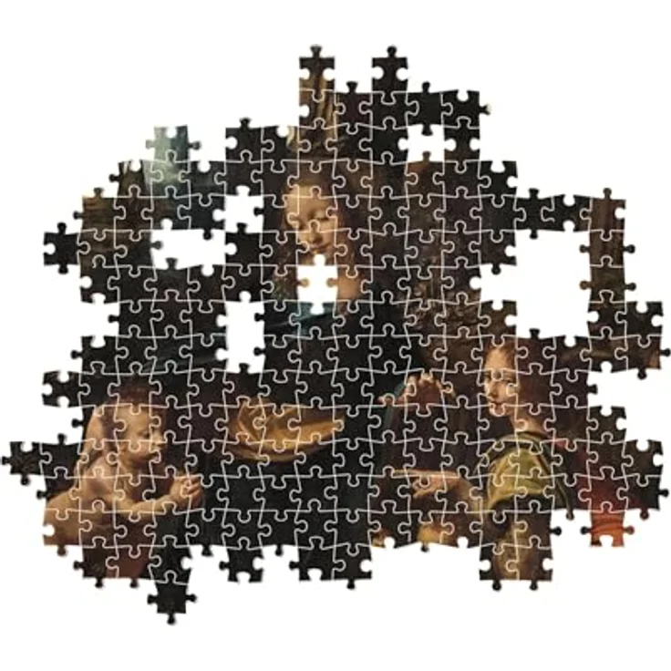 Clementoni Museum Collection Puzzle 1000 Teile, Leonardo Felsgrottenmadonna, 70 x 50 cm für Erwachsene, anspruchsvolles Motiv, 14-99 Jahre, 39976 – Bild 5
