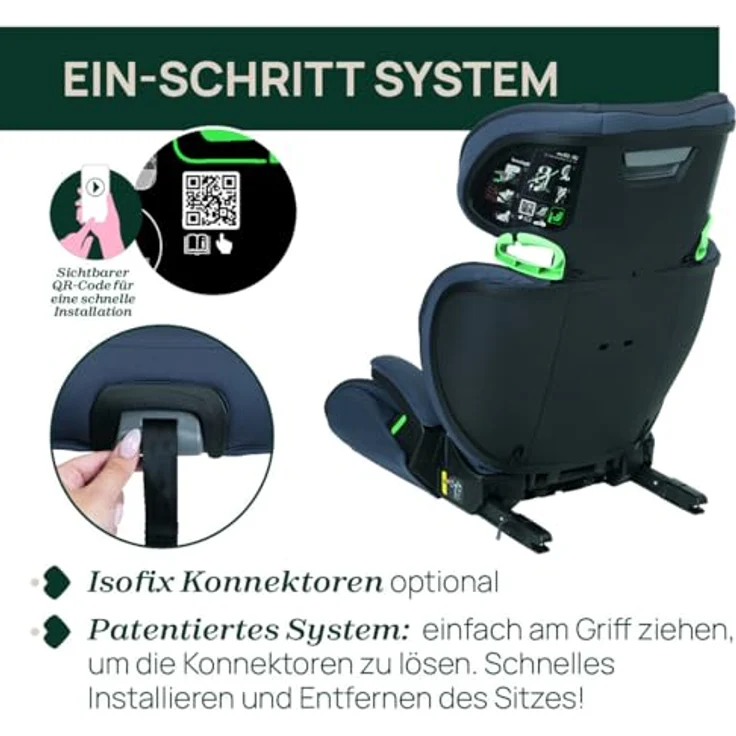 Chicco Autokindersitz QUIZY I-SIZE, Kindersitz mit ONE-STEP-SYSTEM, ECE R129/03, ab: 3 Jahre, bis: 12 Jahre – Bild 3