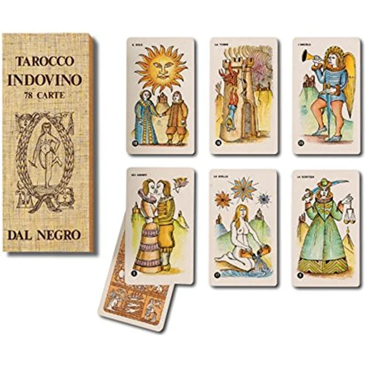 Dal Negro tarotkarten 10,5 x 6,2 cm Karton 78-teilig – Bild 2