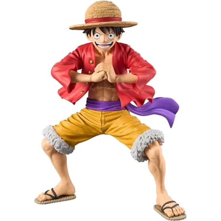 Banpresto Statue Monkey D. Luffy Lächelnd 21 cm, Hochwertige Sammelfigur als ideales Geschenk – Bild 1
