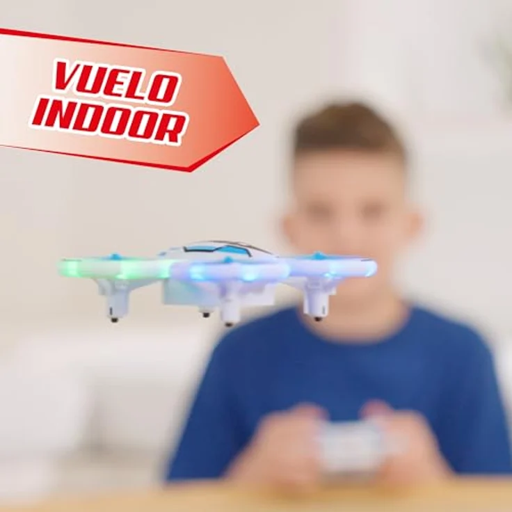 Bizak Ferngesteuerte Drohne, Quadrokopter mit automatischer Schwebe-Technologie, LED-Beleuchtung und 360-Grad-Luftrotationen – Bild 4