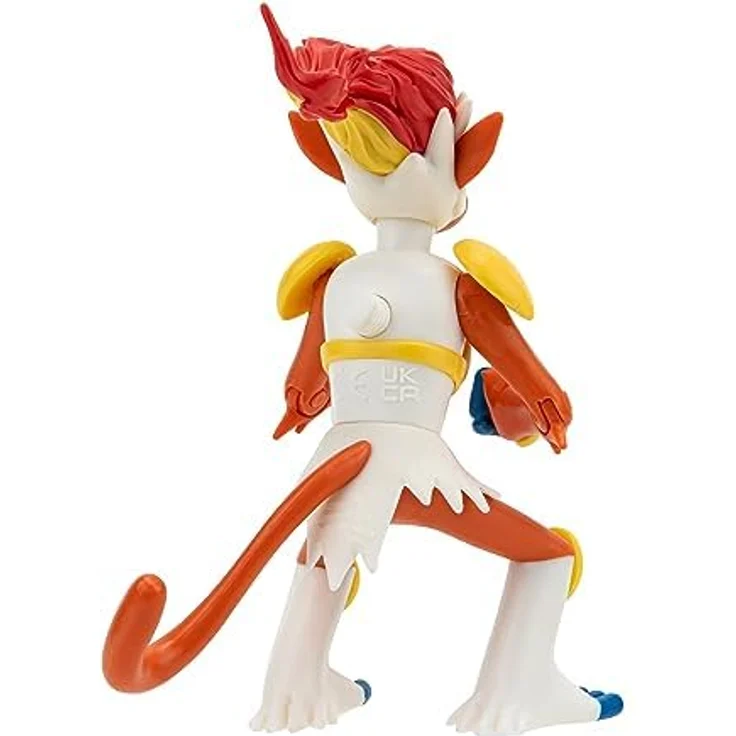Pokémon Infernape Panferno Figur – 11 cm, Dual-Typ Feuer/Kampf, Offizielles Pokémon Spielzeug, Neue Welle 2024 – Bild 5