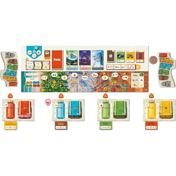 Feuerland Spiele Parks (2. Edition), Brettspiel für 1-5 Personen – Bild 4