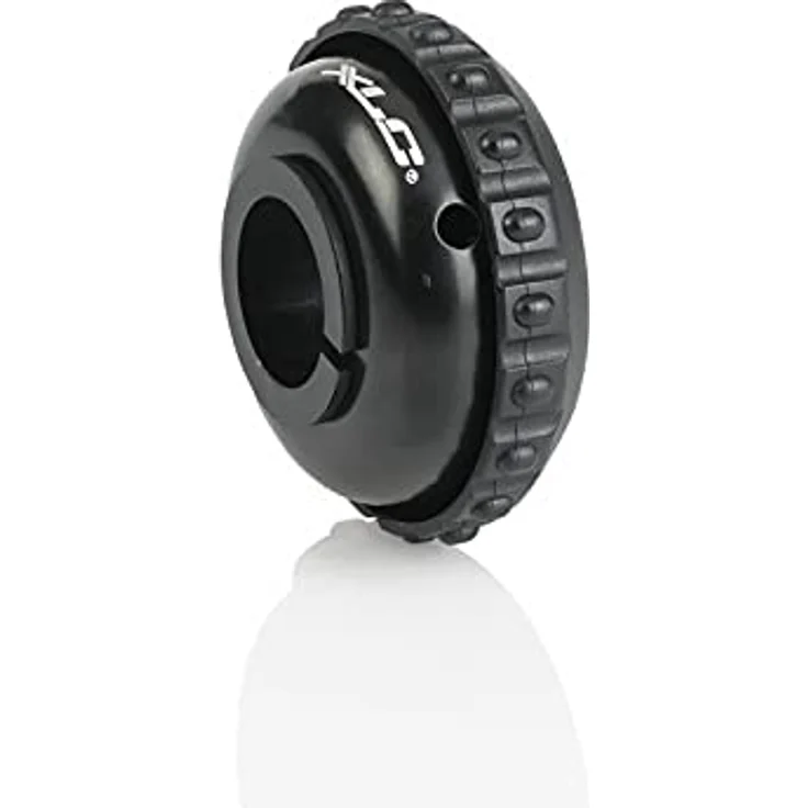 XLC Unisex – Erwachsene Fahrraddrehglocke-2500704600 Fahrraddrehglocke, schwarz, 53 mm