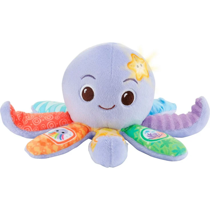 Vtech® Plüschfigur Vtech Baby Babys Plüsch-Oktopus, mit Licht und Sound, interaktiver Meeresbewohner, bunte Tentakel, 3 Spielmodi – Bild 1