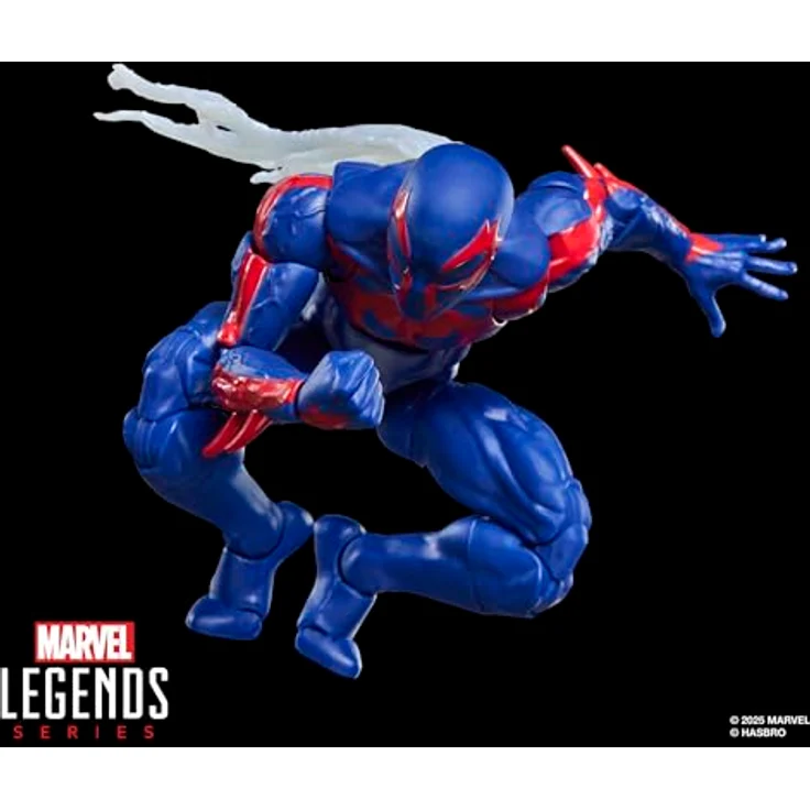 Hasbro Marvel Legends Series Spider-Man 2099, Retro Comics Action-Figur mit 4 Accessoires, Skala 15 cm – Bild 4