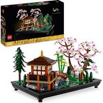 LEGO 10315 Icons Garten der Stille, Botanical Zen-Garten-Set für Erwachsene mit Lotusblumen, anpassbare Schreibtisch-Dekoration, inspiriert von Japan, achtsames Geschenk für Frauen und Männer