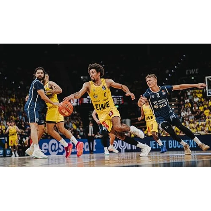 Baden Elite Pro - Offizieller Spielball der BBL Basketball Liga, orange – Bild 4