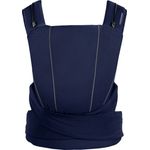 CYBEX Gold Babytrage MAIRA.tie, Ab Geburt bis ca. 2 Jahre (ca. 3,5 – 15 kg), 100% Baumwolle, Denim Blue