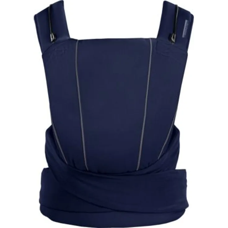 CYBEX Gold Babytrage MAIRA.tie, Ab Geburt bis ca. 2 Jahre (ca. 3,5 – 15 kg), 100% Baumwolle, Denim Blue