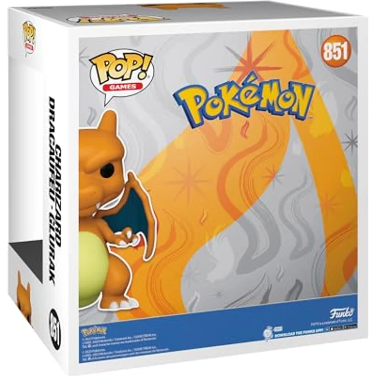 Funko POP! Jumbo: Pokemon - Charizard - Dracaufeu - Vinyl-Sammelfigur - Offizielle Handelswaren - Spielzeug Für Kinder Und Erwachsene - Video Games Fans - Modellfigur Für Sammler – Bild 3