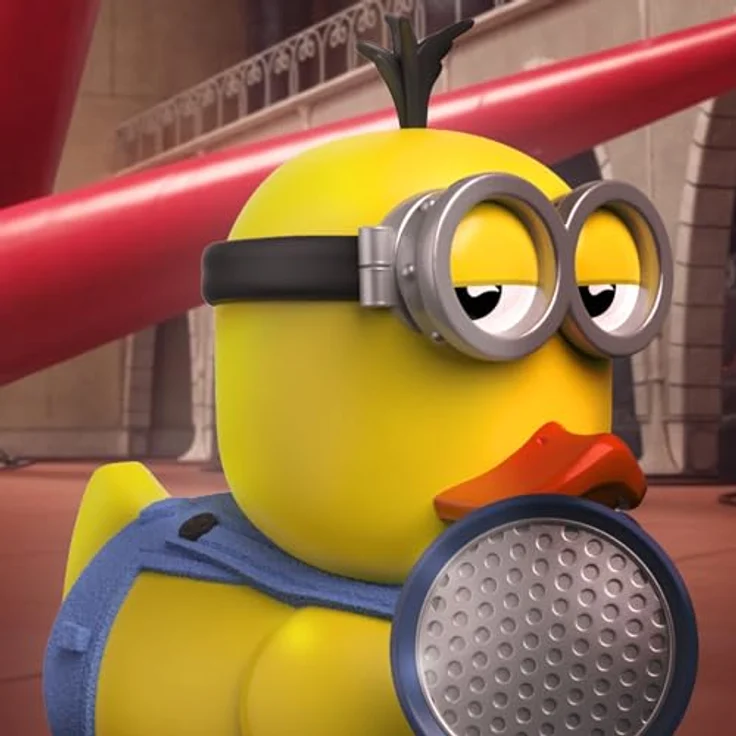 TUBBZ Erstausgabe Minions Kevin (mit Furz-Blaster), Sammler-Vinyl-Gummientenfigur, ca. 9 cm hoch, Offizielle Universal Despicable Me 4 Merchandise – Bild 3
