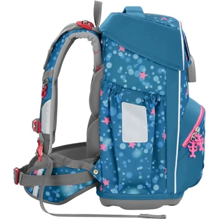 Step by Step Giant Schulranzen-Set „Mermaid Lola“ 23L, blau, ergonomisch, höhenverstellbar, mit Reflektoren – Bild 5