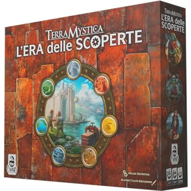 Cranio Creations Terra Mystica: Die Ära der Entdeckungen, strategisches Brettspiel für 1-5 Spieler, italienische Sprachausgabe – Bild 3