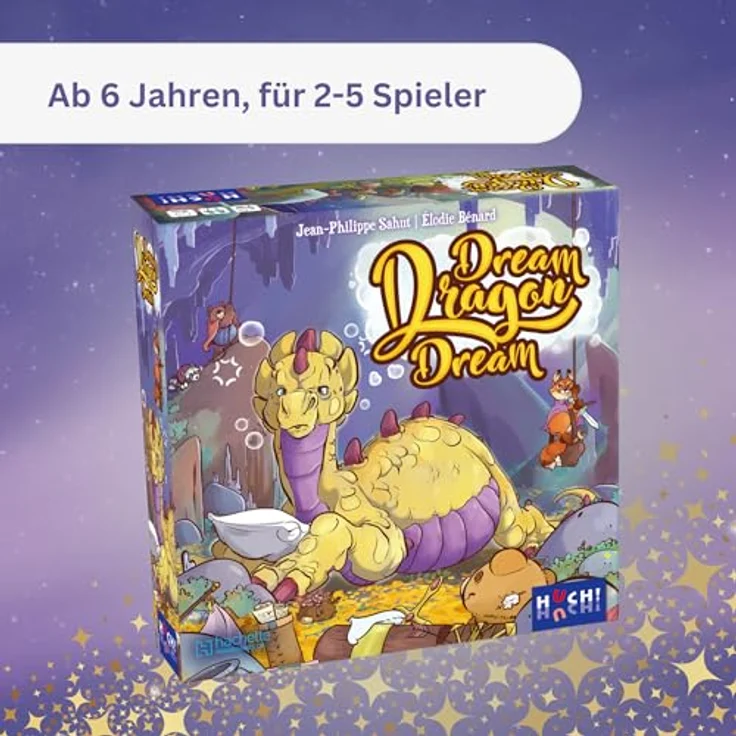 HUCH! Dream Dragon Dream, Kinderspiel und Familienspiel, kooperatives Echtzeit-Memospiel mit 3D Drachenfigur, für 2 bis 5 Spieler ab 6 Jahren – Bild 2