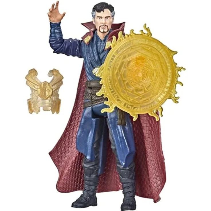 Spider-Man Marvel Mystery Web Gear Doctor Strange, 15 cm Sammelfigur mit 1 Armor Zubehör und 1 Charakter-Zubehör, mehrfarbig, ab 4 Jahren