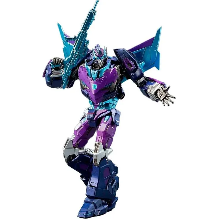 ThreeZero 3Z0855 Transformers MDLX Actionfigur Lost Light Rodimus Prime, 18 cm, detailreiche Verarbeitung mit Zubehörteilen