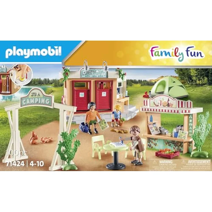 Playmobil® Konstruktions-Spielset Campingplatz (71424), Family & Fun, (100 St) – Bild 4