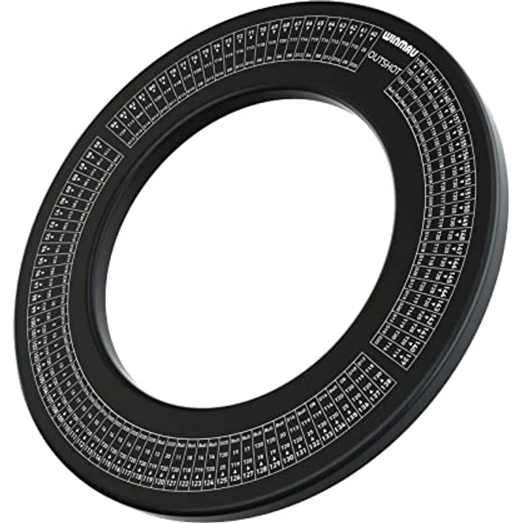 Winmau Catchring Outshot 4419, Auffangring für Dartspiele, schwarz, schützt Wände und Böden, Durchmesser 68 cm, kompatibel mit Winmau-Dartboards – Bild 4