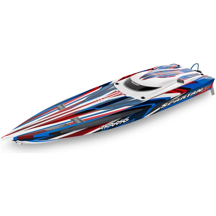 Traxxas RC-Boot SPARTAN SR 36" RTR Rot, Hochgeschwindigkeits-Rennboot mit Selbstaufrichtung