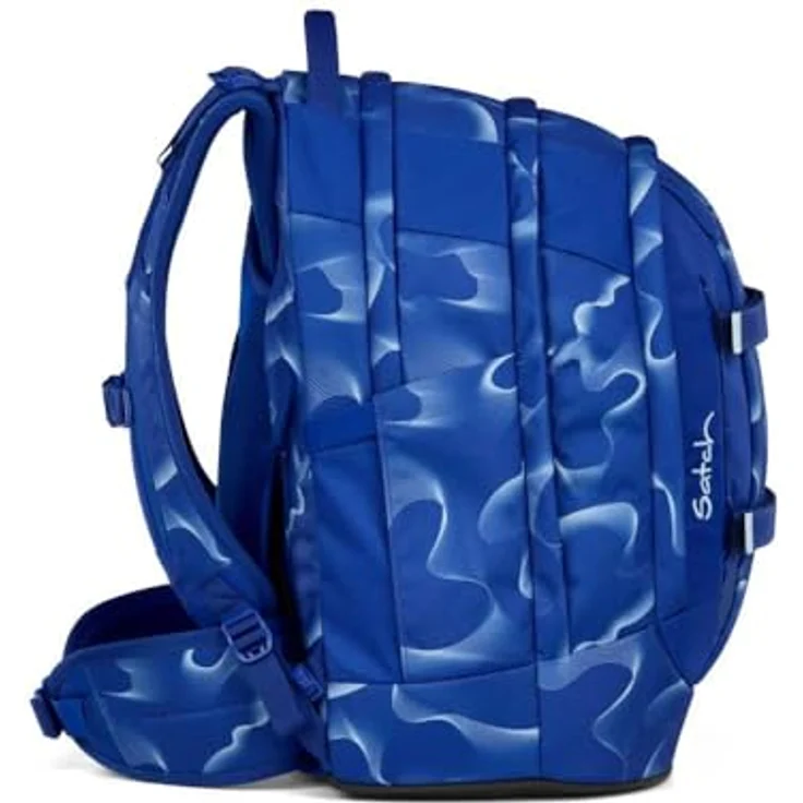 Satch Pack Schulrucksack Set 3tlg. inkl. Schlamperbox und Sportbeutel, 3D Soft-Mesh Rückensystem, Vibrant Blue, 30 Liter – Bild 5