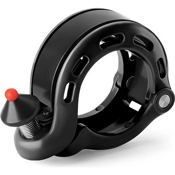 ROCKBROS Q-förmige Fahrradklingel, kompakt mit 100 dB Lautstärke und einfacher Montage, Aluminium und Edelstahl