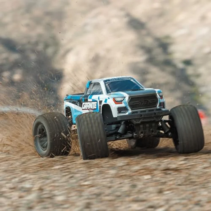Arrma 1:10 GRANITE MEGA 665 4X4 RTR Brushed Monster Truck, leistungsstarkes 4x4-Antriebssystem – Bild 6