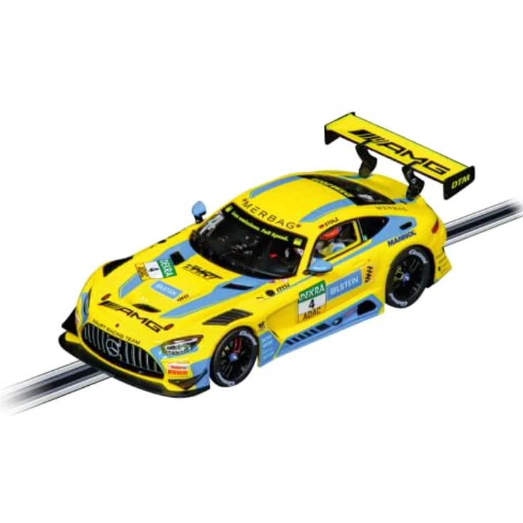 Carrera Mercedes-AMG GT3 Evo Mercedes-AMG Team HRT, No.4 DTM 2023, Rennbahnauto mit original Mercedes-AMG Lizenz, für Carrera DIGITAL 132 System, ab 8 Jahren, bunt – Bild 1