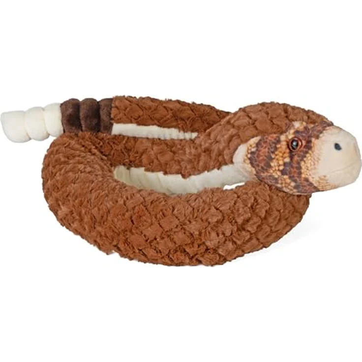Wild Republic Plusch Klapperschlange Stofftier, 137 cm lang, mit 3D texturierten Augen und hochwertigem Material – Bild 1