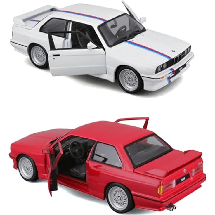 Bburago BMW M3 1988 Modellfahrzeug, rot – Bild 5