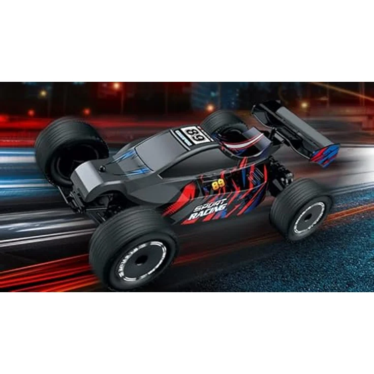 Efaso RC-Auto F4 Ferngesteuertes Auto 1:24 2,4GHz - Indoor & Outdoor geeignet, Stabilisierungssystem, 2-Speed-Modi, Drosselbar, Blau – Bild 2