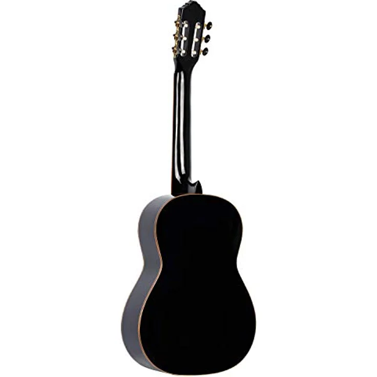 Ortega Guitars schwarze Konzertgitarre 4/4-Größe - Family Series - inklusive Gigbag - Mahagoni / Fichtendecke (R221BK) – Bild 2