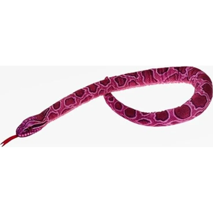 Teddys Rothenburg Kuscheltier Schlange Python, 100 cm Plüschschlange, pink, maschinenwaschbar bis 30°C