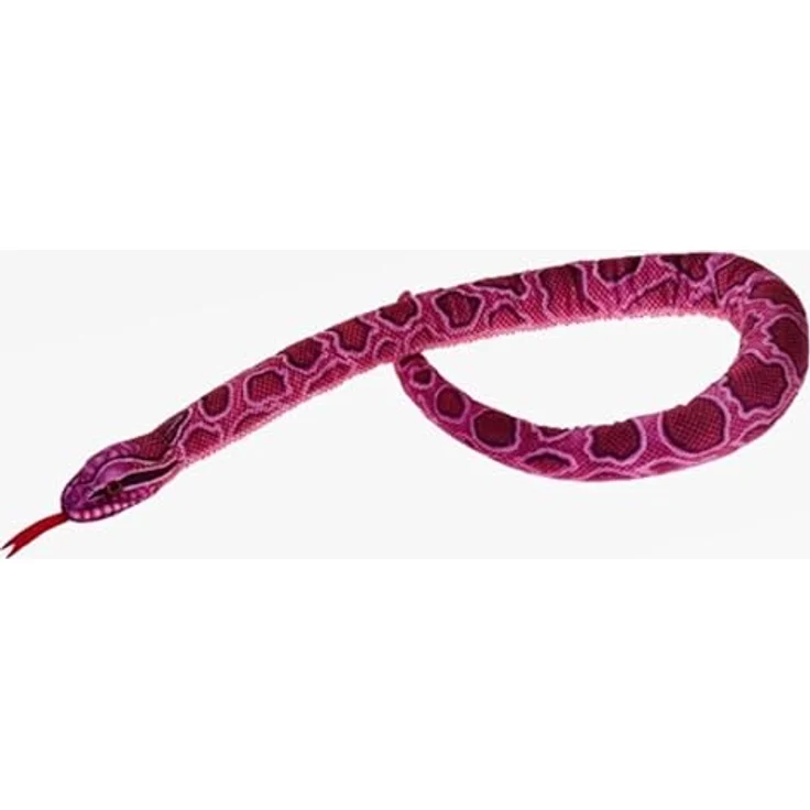 Teddys Rothenburg Kuscheltier Schlange Python, 100 cm Plüschschlange, pink, maschinenwaschbar bis 30°C