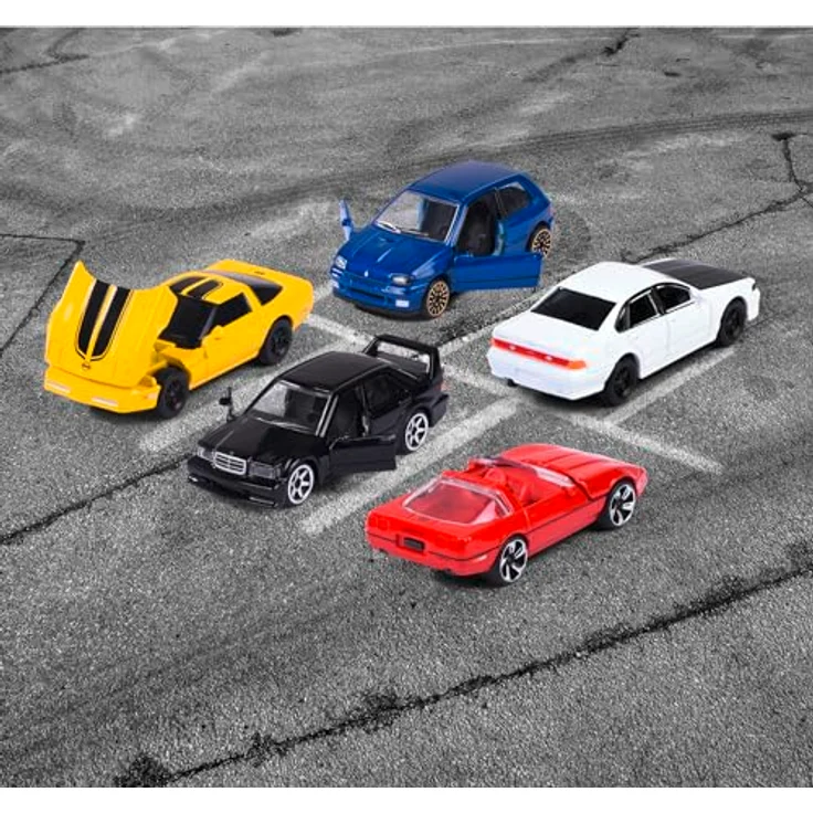 Majorette Youngster 5 Pieces Giftpack, Spielzeugauto-Set mit 5 detailgetreuen 90er Jahren Modellen, hochwertige Metallausführung, ideal für Kinder ab 3 Jahren – Bild 5