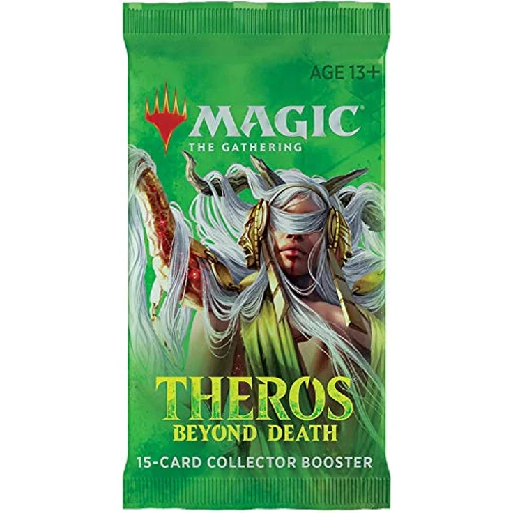 Magic The Gathering MTG-THB-CD-EN Theros Beyond Death Collector Booster, Premium Sammelkarten mit erweiterter Kunstkarte und Folien-Galore, limitierte Auflage – Bild 1