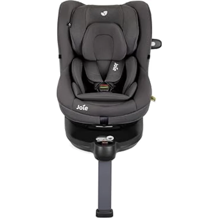 joie Reboarder-Kindersitz i-Spin 360 mit Isofix-Basis & Sitzverkleinerer - Thunder, ab Geburt bis 4 Jahre, 360° Rotation, i-Size-Zulassung – Bild 2