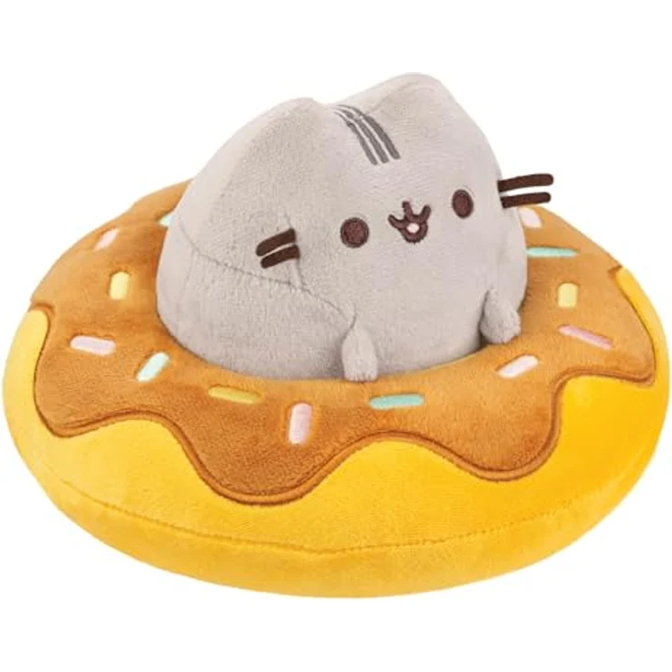 PUSHEEN Pusheen in a Chocolate Donut 18 cm, Plüschtier – Bild 2