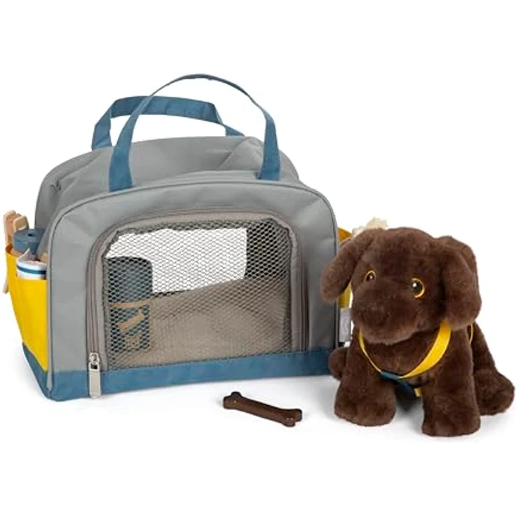 Small Foot Plüschfigur Hund mit Tasche (Set, 15-St), mit Pflege- und Tierarzt-Zubehör – Bild 2