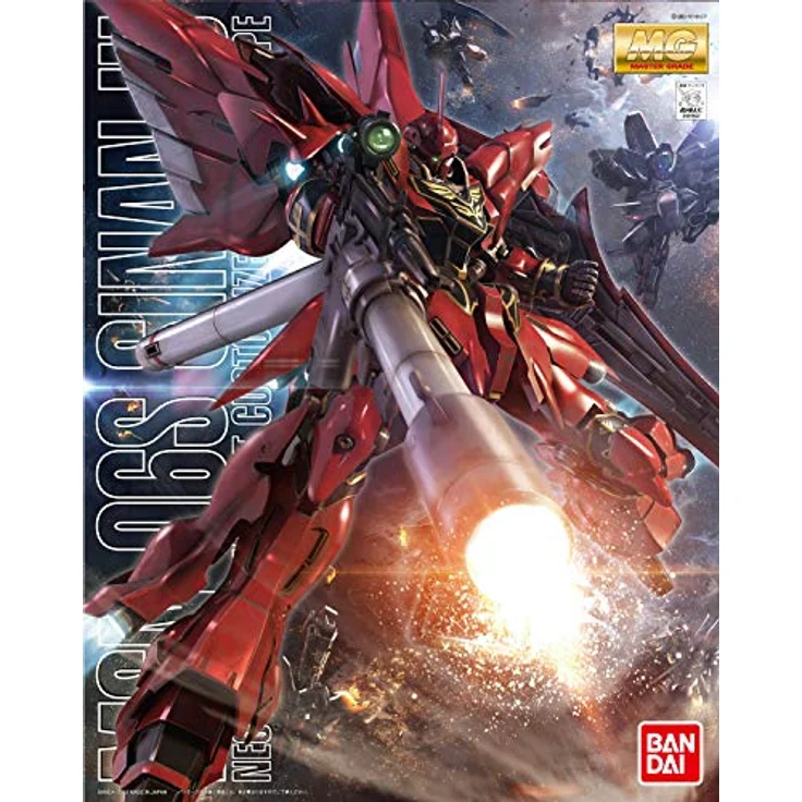 Bandai MG 1/100 MSN-06S SINANJU, detailgetreue Sammelfigur in rot - BANDAI SPIRITS – Bild 3