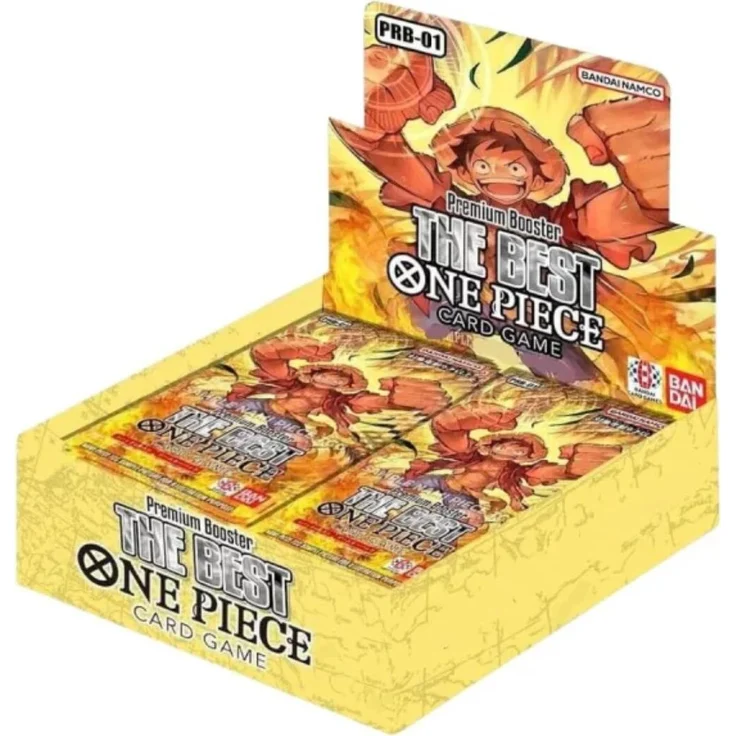 Bandai One Piece Card Game Das Beste Premium Booster Display PRB01, Sammelkarten mit Alt-Art-Illustrationen und beliebten Karten aus früheren Boostern, Deutsch