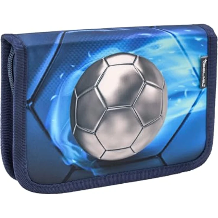 Belmil Schulranzen "Classy" 2025, Fußball Design, 4tlg. Set für Jungen, Ergonomisch, Leichtgewicht, Reflektierende Elemente – Bild 8