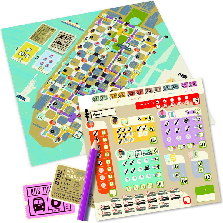 Dino Bikes DINO Familienspiel Bitte einsteigen, interaktives Brettspiel für 2-5 Spieler, geeignet für Kinder ab 3 Jahren, Spieldauer ca. 30 Minuten