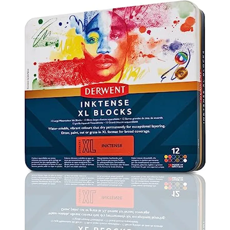 D: Inktense XL Block Dose 12 Stück